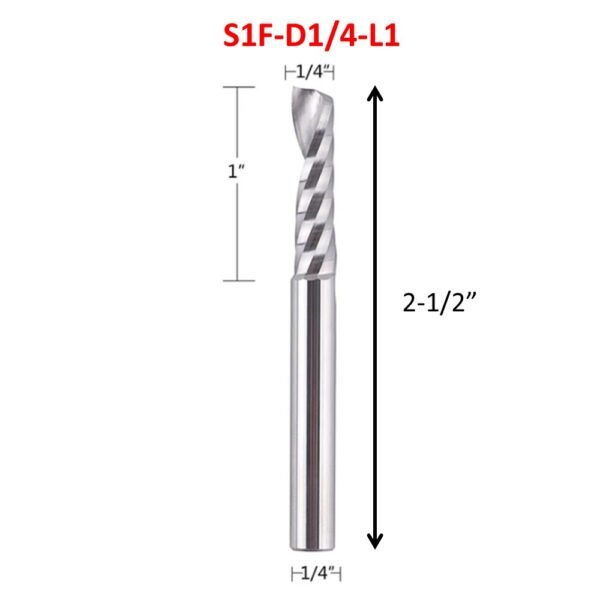 CarbideTool S1F-D1/4L1