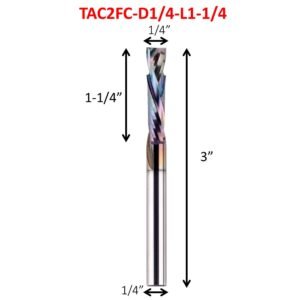 CarbideTool TAC2FC-D1/4L1-1/4