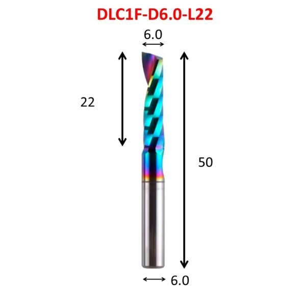 CarbideTool DLC1F D6.0 L22