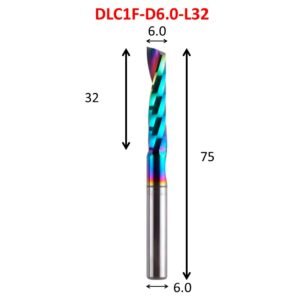 CarbideTool DLC1F D6.0 L32