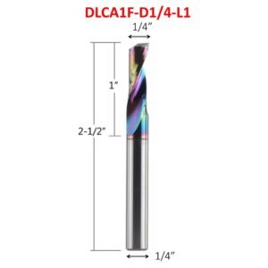 CarbideTool DLCA1F-D1/4L1