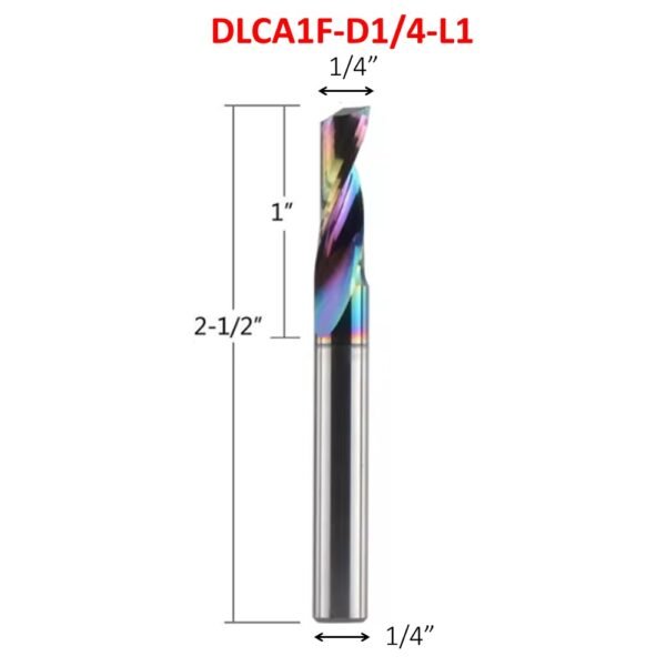 CarbideTool DLCA1F-D1/4L1