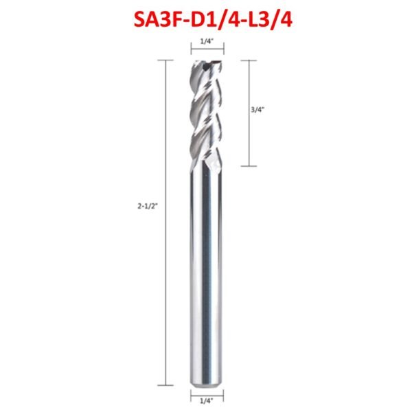 CarbideTool SA3F-D1/4L3/4
