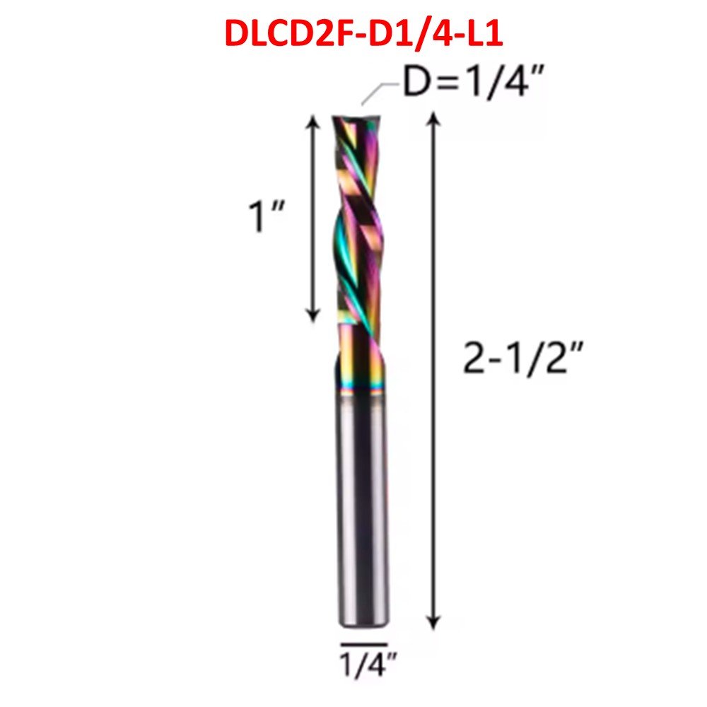 CarbideTool DLCD2F-D1/4L1